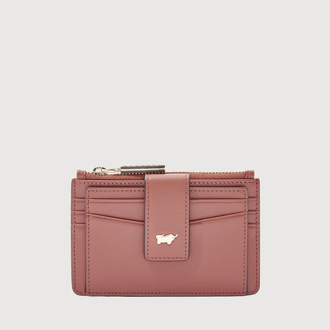 VILLE CARD HOLDER WITH EXTERNAL COIN COMPARTMENT
