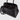 Braun Büffel Rhomby leather tote bag in black, open top view showing spacious interior and zip closure