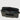 Braun Büffel black leather XS messenger opened to show interior compartme