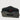 Braun Büffel black leather men’s clutch opened to show interior compartment