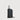 Braun Büffel black leather sensor holder with clip, angled view